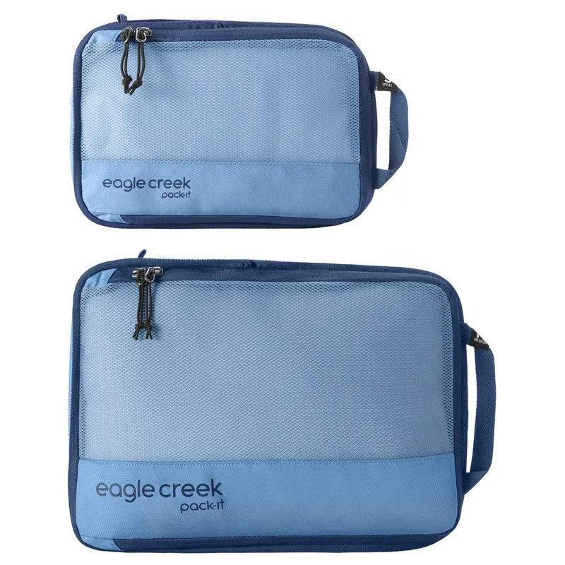 Eagle Creek Pack-It Reveal Compression Cube Set S/M 2tlg. - Bolsa de compresión (blue dawn)