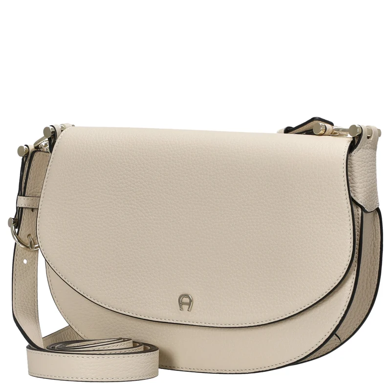 Aigner Delia - Bolso de hombro S 23 cm (macadamia white)