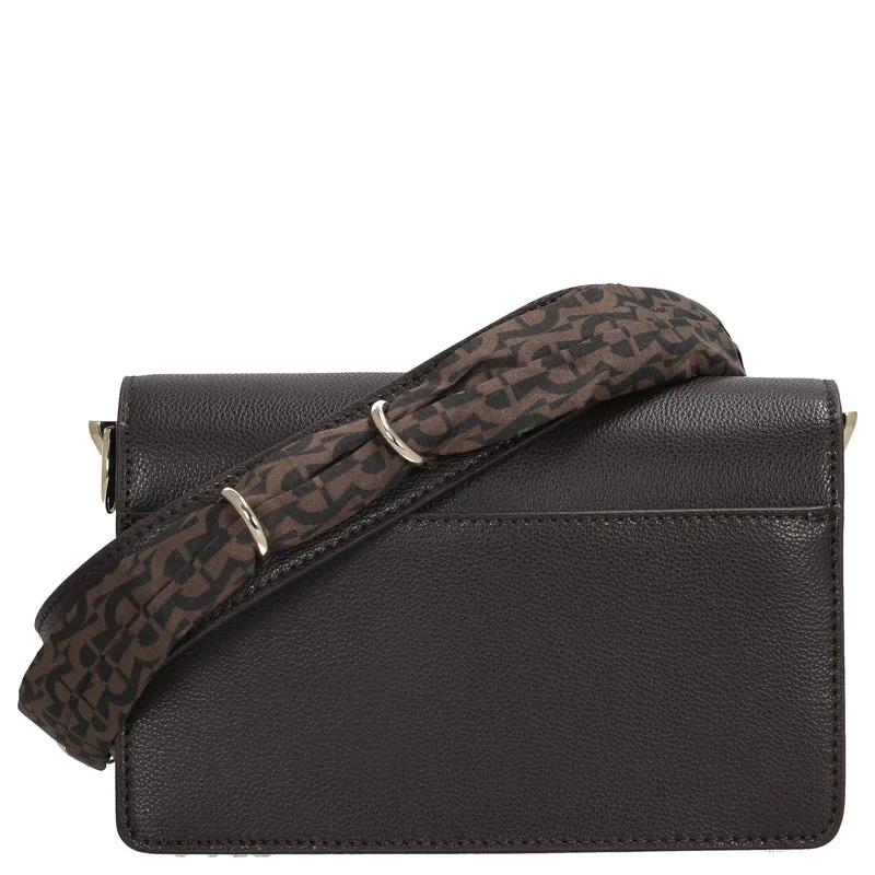 Aigner Livia - Bolso bandolera + Pañuelo 20 cm S (espresso brown)