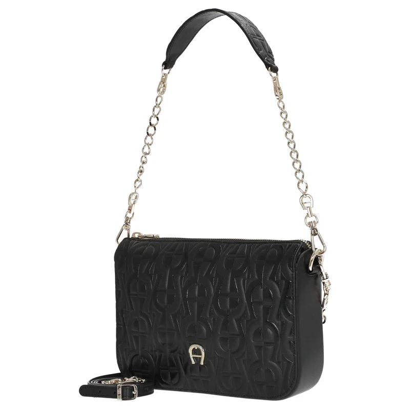 Aigner Pria - Bolso de hombro 21 cm XS (negro)