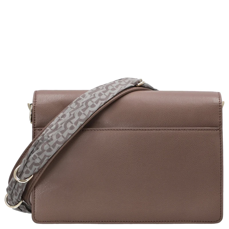 Aigner Livia - Bolso bandolera + Pañuelo 24 cm M (mushroom brown)