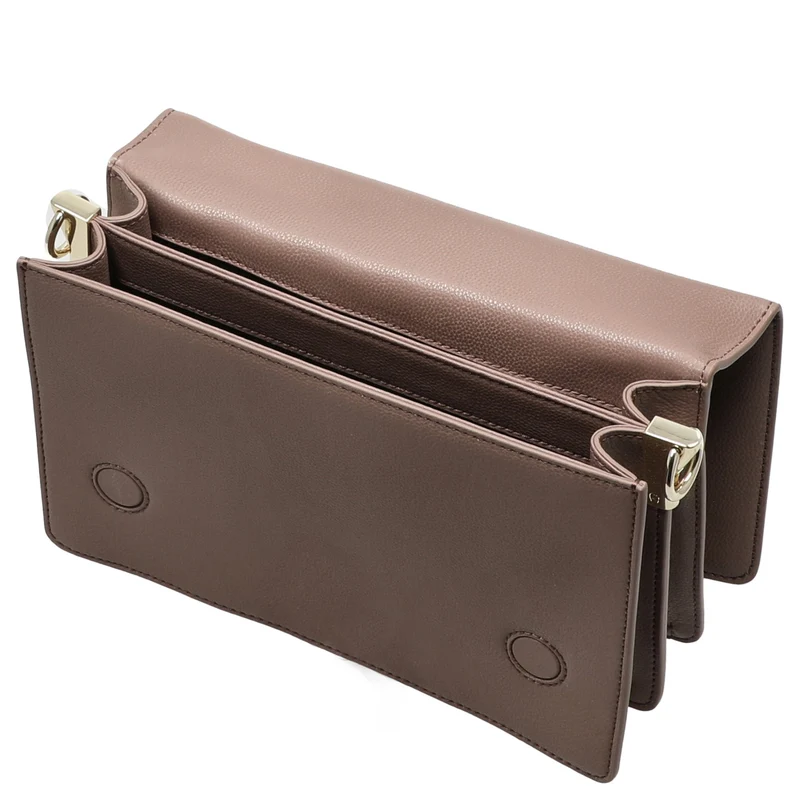 Aigner Livia - Bolso bandolera + Pañuelo 24 cm M (mushroom brown)