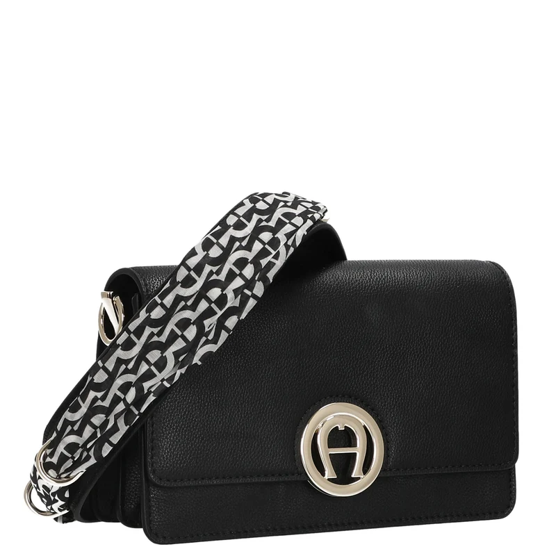 Aigner Livia - Bolso bandolera + Tuch 20 cm S (black)