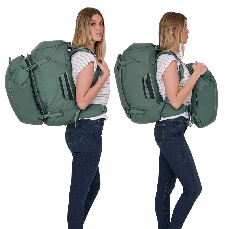 Thule Landmark 60 - Mochila de viaje para mujer 55 cm (hazy green)
