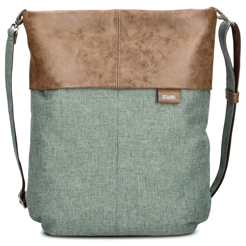 zwei Olli OR12 - Bolso bandolera/mochila 34 cm (eucalyptus)