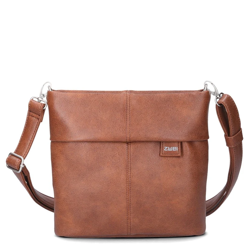 zwei Mademoiselle M8 - Bolso de hombro 25 cm (cognac)