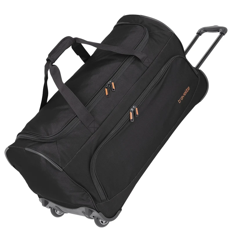 Travelite Basics Fresh - Bolsa de viaje con ruedas 89L 71 cm (black)