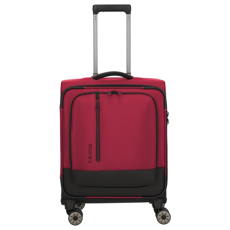 Travelite Crosslite - Trolley de cabina con 4 ruedas S 55 cm (red)