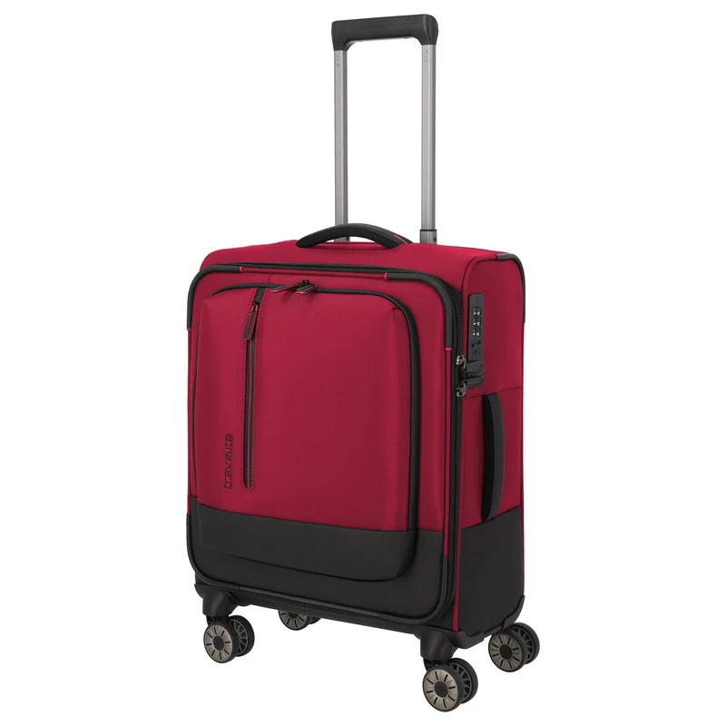 Travelite Crosslite - Trolley de cabina con 4 ruedas S 55 cm (red)