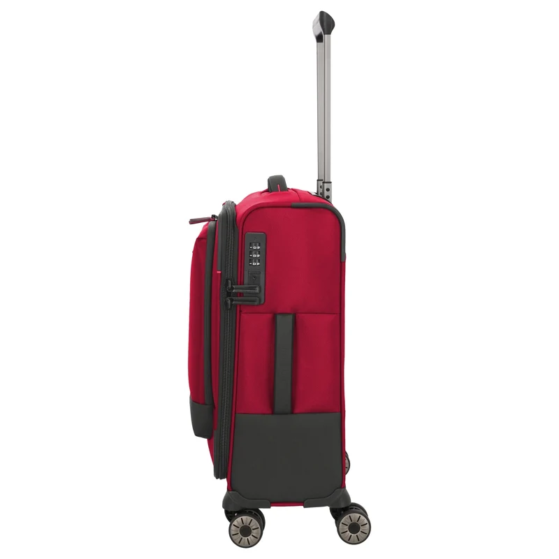 Travelite Crosslite - Trolley de cabina con 4 ruedas S 55 cm (red)