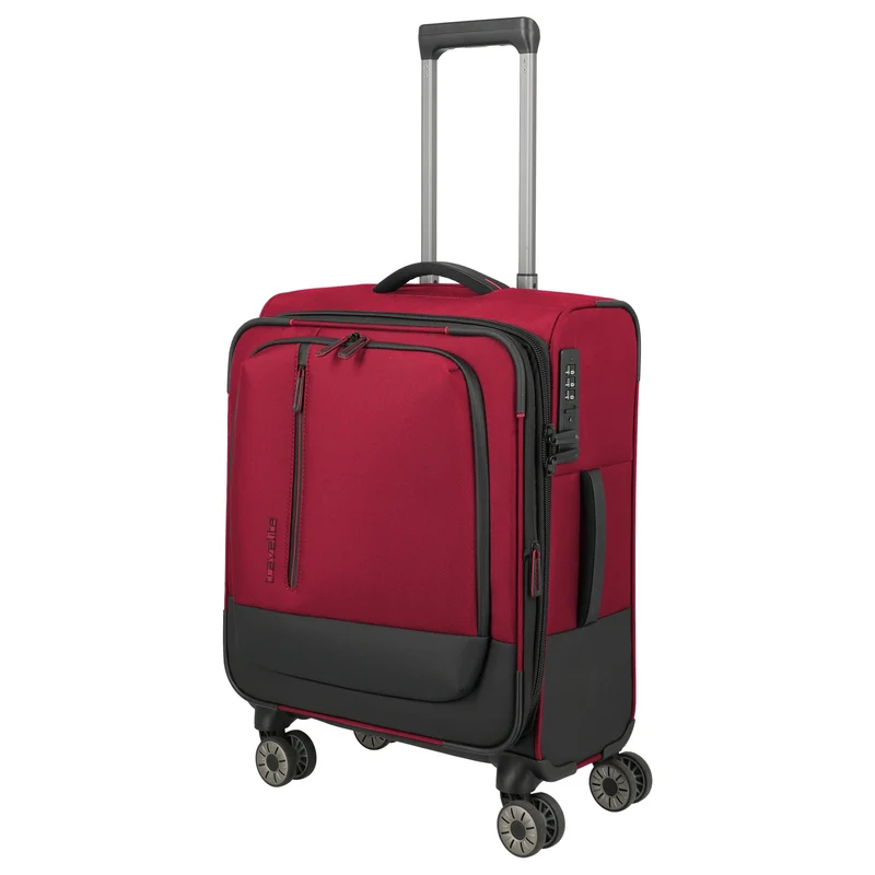 Travelite Crosslite - Trolley de cabina S 55 cm expandible (red)