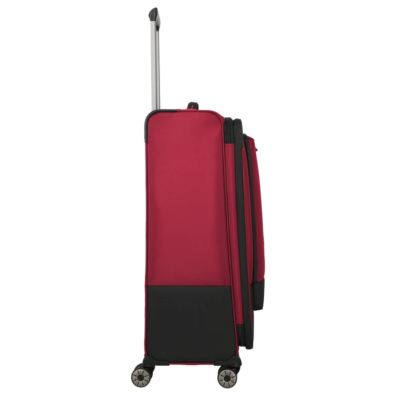 Travelite Crosslite - Trolley de 4 ruedas L 77 cm expandible (red)