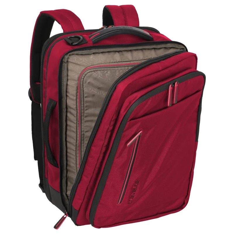 Travelite Crosslite - Bolsa de cabina/Mochila 43 cm (red)