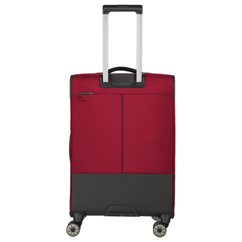 Travelite Crosslite - Trolley de 4 ruedas M 66 cm expandible (red)