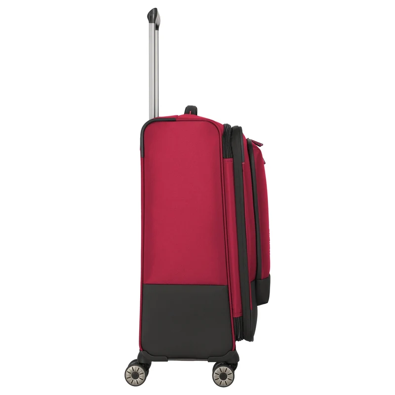 Travelite Crosslite - Trolley de 4 ruedas M 66 cm expandible (red)