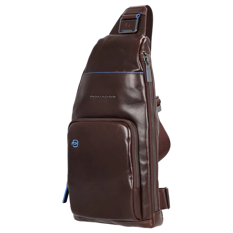 Piquadro Blue Square - Bolso bandolera 36 cm (mahogany)