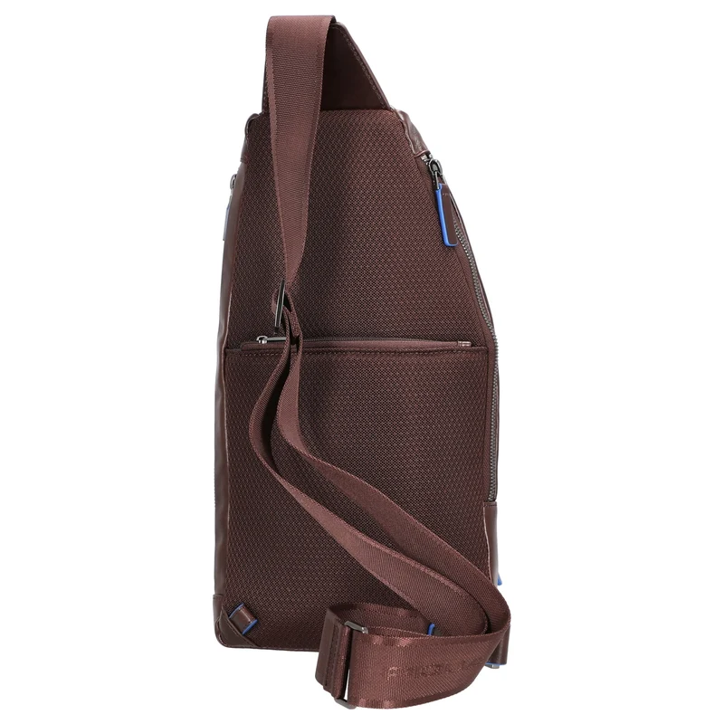 Piquadro Blue Square - Bolso bandolera 36 cm (mahogany)