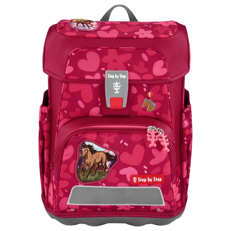 Step by Step Cloud - Set de mochila escolar 5 piezas (Wild Horse Nora)