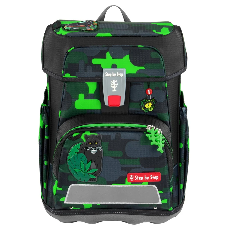 Step by Step Cloud - Set de mochila escolar 5 piezas (Black Cat Chiko)