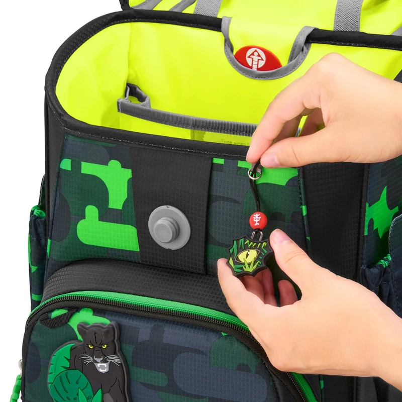 Step by Step Cloud - Set de mochila escolar 5 piezas (Black Cat Chiko)