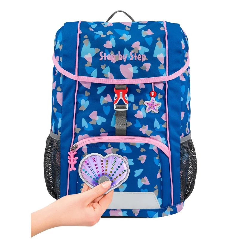 Step by Step KID Reflect - Set de mochila 3 pzas. 35 cm (Seashell Pearl)