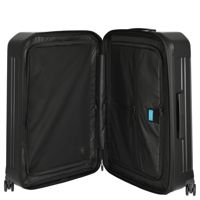 Piquadro PQ-Light - Trolley de 4 ruedas 69 cm expandible (matt black)