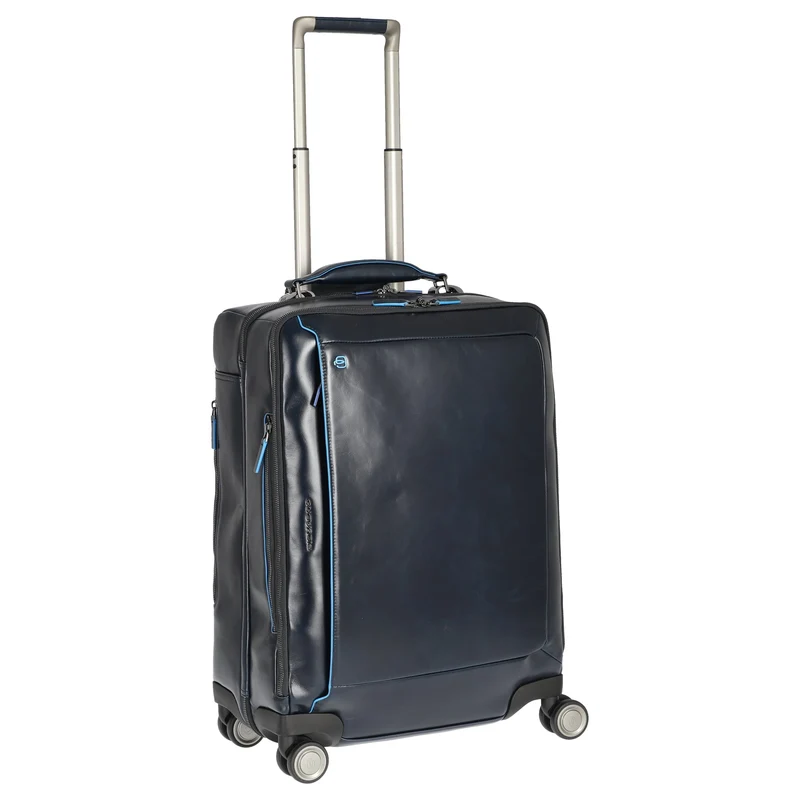 Piquadro Blue Square 45 - Trolley de cabina con 4 ruedas 15.6" S 55 cm (blue)