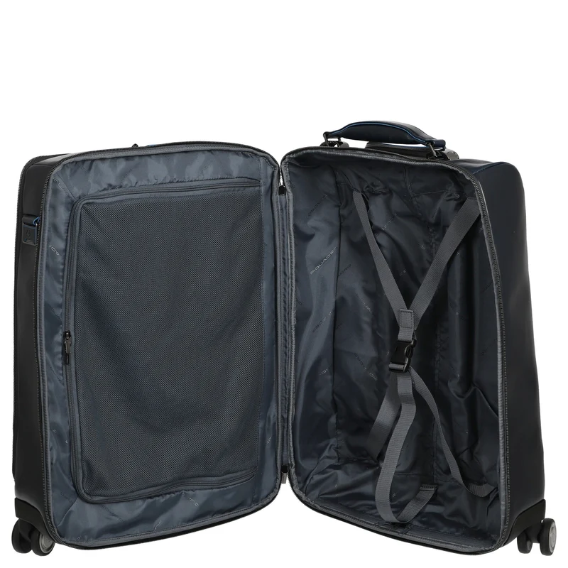 Piquadro Blue Square 45 - Trolley de cabina con 4 ruedas 15.6" S 55 cm (blue)