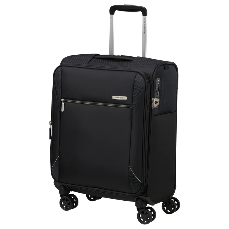 Samsonite Base Breeze - Trolley de cabina con 4 ruedas 55 cm expandible (black)