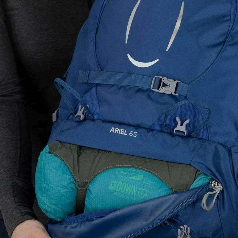 Osprey Ariel 65 Women - Mochila de trekking 75 cm (ceramic blue, M/L)