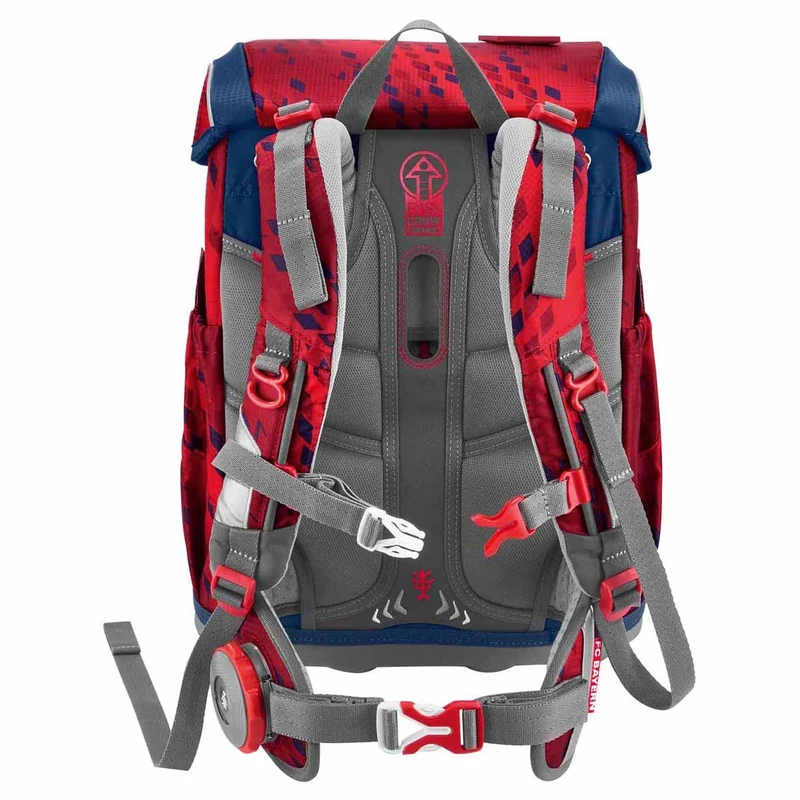 Step by Step Cloud FC Bayern - Set de mochila escolar 5tlg. (Mia san Mia)
