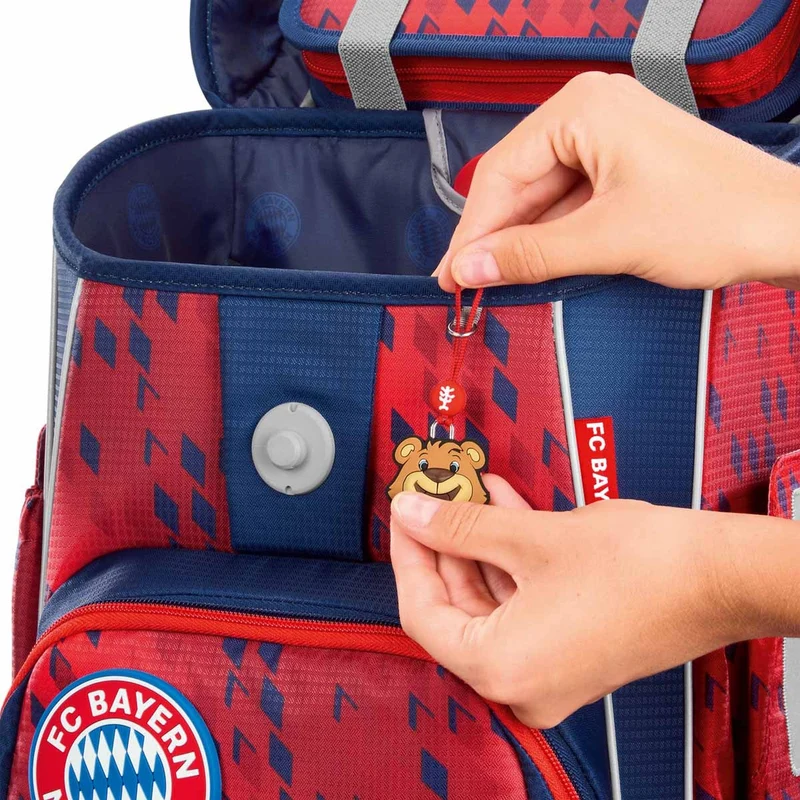 Step by Step Cloud FC Bayern - Set de mochila escolar 5tlg. (Mia san Mia)