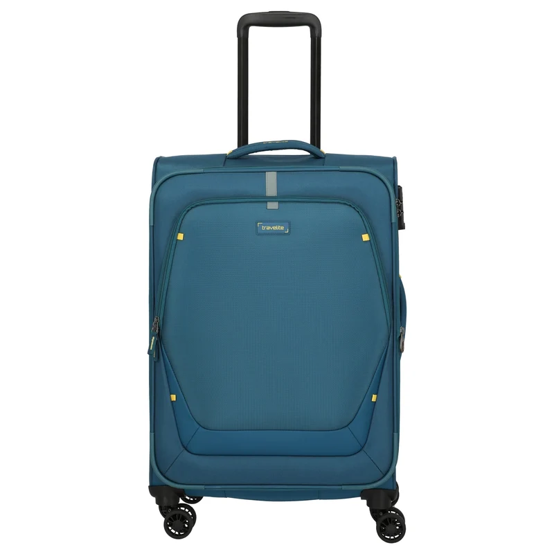Travelite Umbria - Trolley de 4 ruedas M 67 cm expandible (petrol)