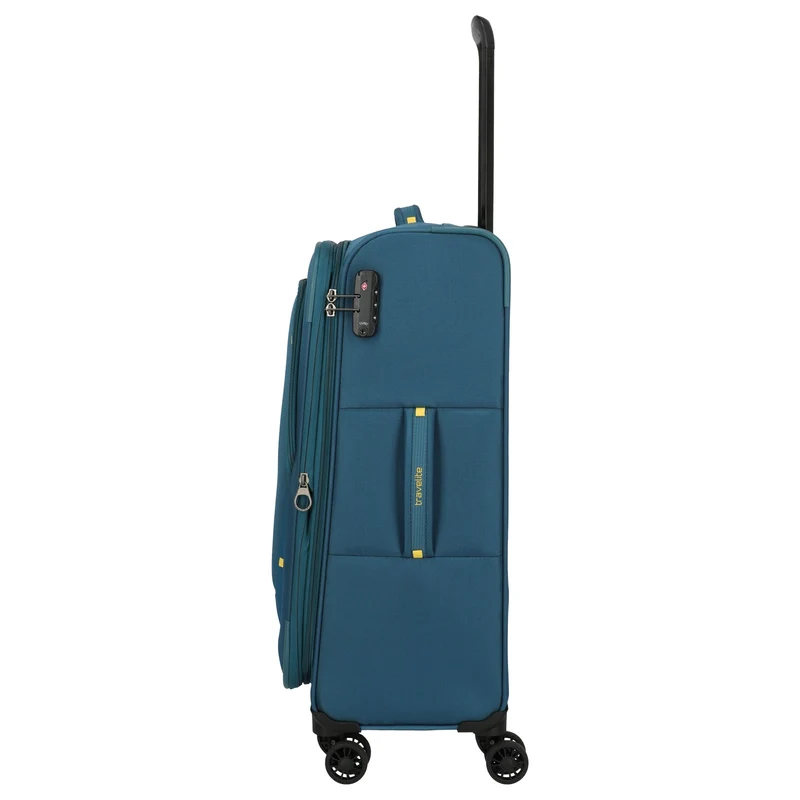 Travelite Umbria - Trolley de 4 ruedas M 67 cm expandible (petrol)