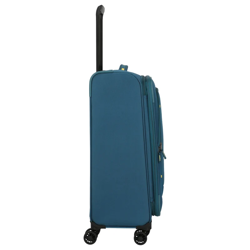 Travelite Umbria - Trolley de 4 ruedas M 67 cm expandible (petrol)