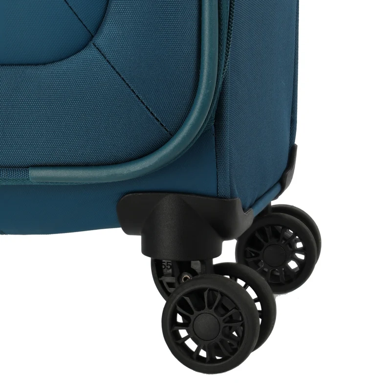 Travelite Umbria - Trolley de 4 ruedas M 67 cm expandible (petrol)
