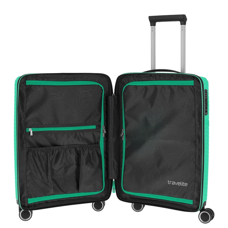 Travelite Orbita - Maleta de cabina 4 ruedas S 55 cm (verde)