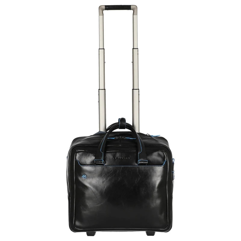 Piquadro Blue Square 20 - Trolley de negocios con 2 ruedas 40 cm (black)
