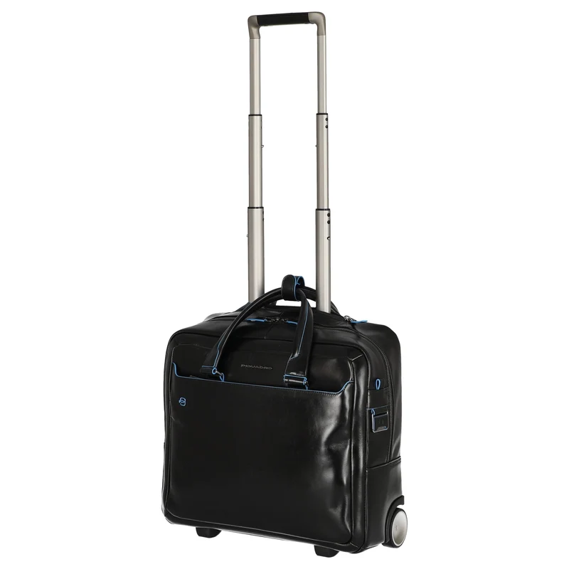 Piquadro Blue Square 20 - Trolley de negocios con 2 ruedas 40 cm (black)