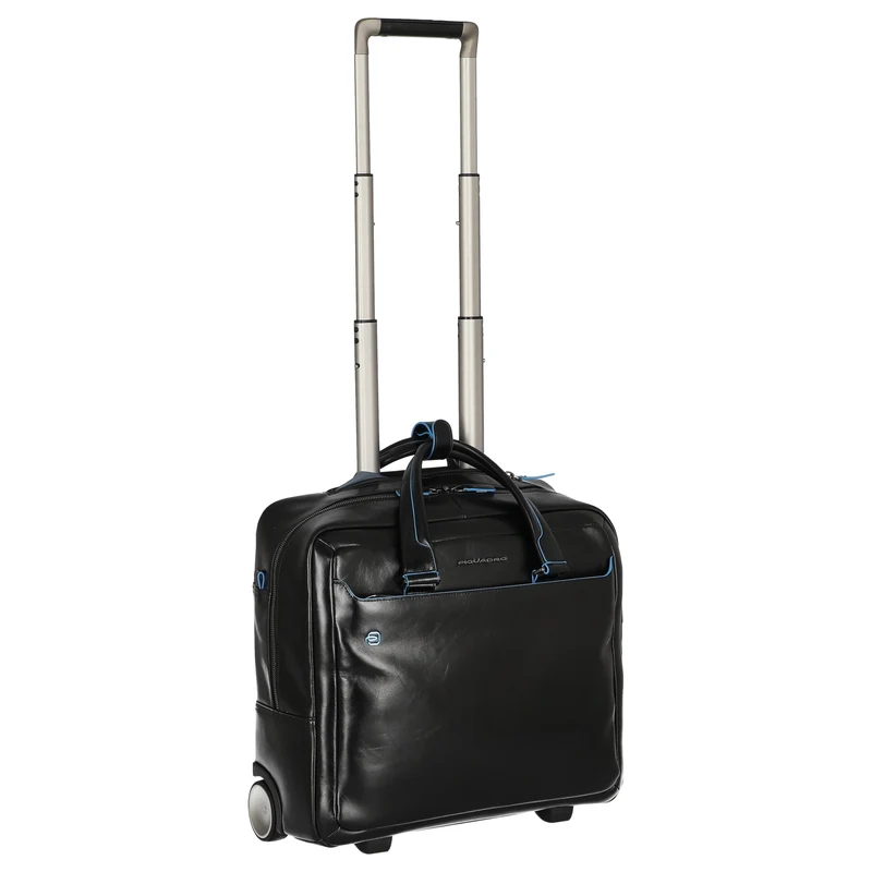 Piquadro Blue Square 20 - Trolley de negocios con 2 ruedas 40 cm (black)