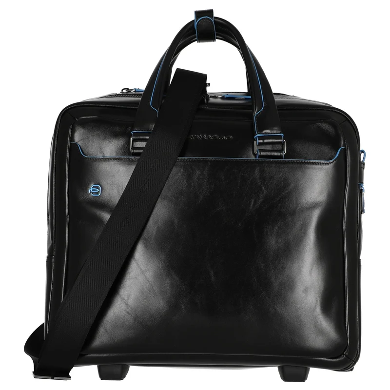 Piquadro Blue Square 20 - Trolley de negocios con 2 ruedas 40 cm (black)