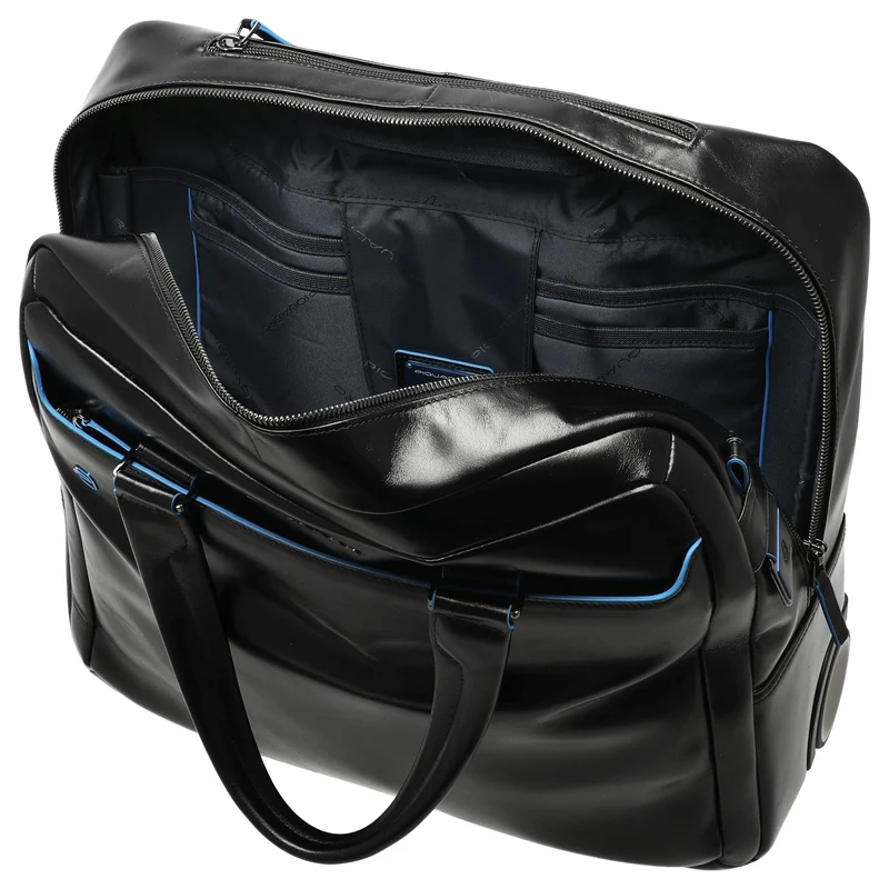 Piquadro Blue Square 20 - Trolley de negocios con 2 ruedas 40 cm (black)