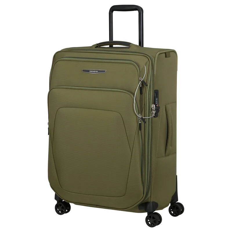 Samsonite Spark SNG 2 - Trolley de 4 ruedas 67/24 cm expandible (olive, 67 cm)