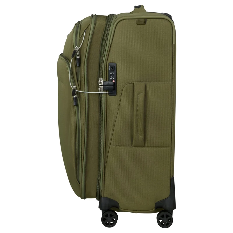 Samsonite Spark SNG 2 - Trolley de 4 ruedas 67/24 cm expandible (olive, 67 cm)