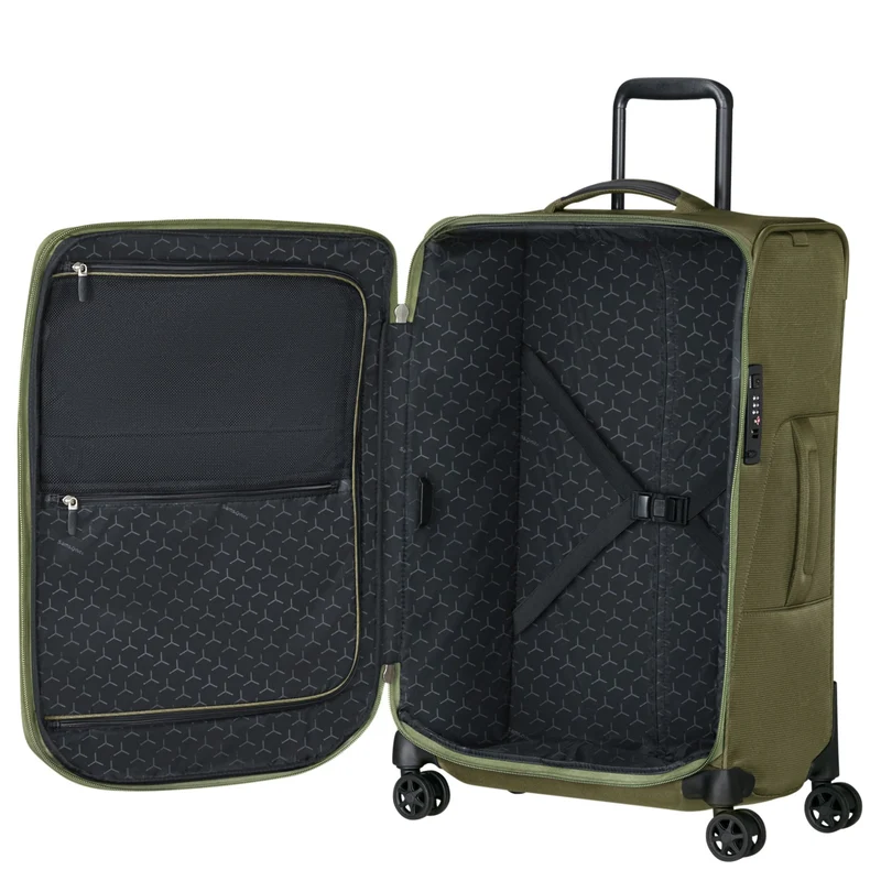 Samsonite Spark SNG 2 - Trolley de 4 ruedas 67/24 cm expandible (olive, 67 cm)
