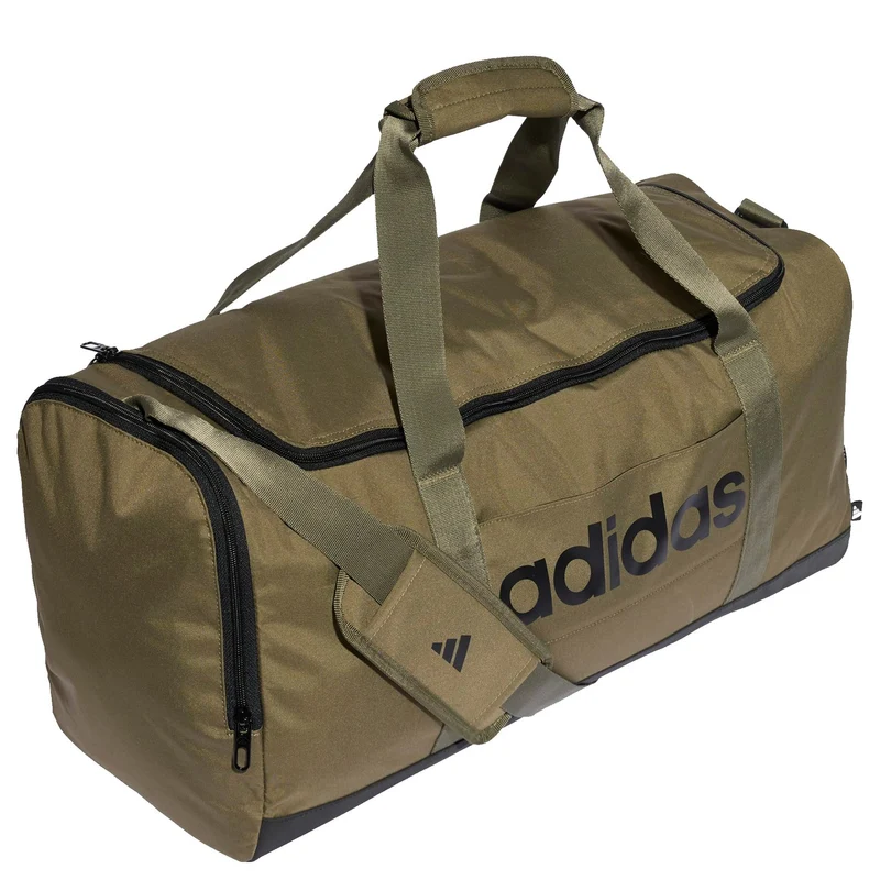 adidas Linear - Bolsa deportiva M 56 cm (olive str/black)