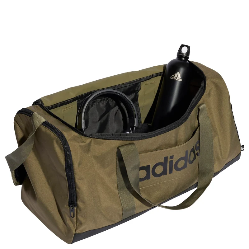 adidas Linear - Bolsa deportiva M 56 cm (olive str/black)
