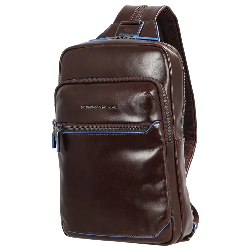 Piquadro Blue Square - Bolso bandolera 30.5 cm (mahogany)