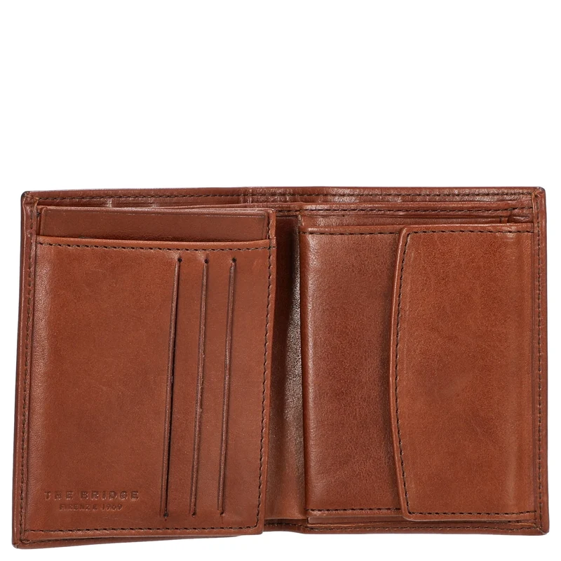 The Bridge Story Uomo - Cartera de hombre HF 6cc Leder 12.5 cm (marrone)