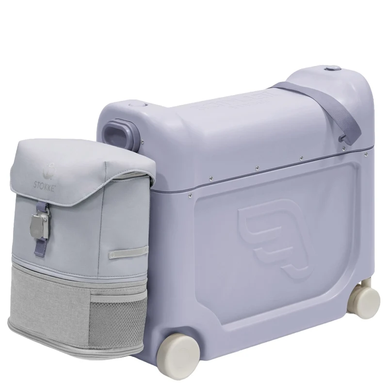 Stokke® JetKids™ Reiseset BedBox 46 cm Set 2 tlg. - Trolley de cabina con 4 ruedas (arctic blue)